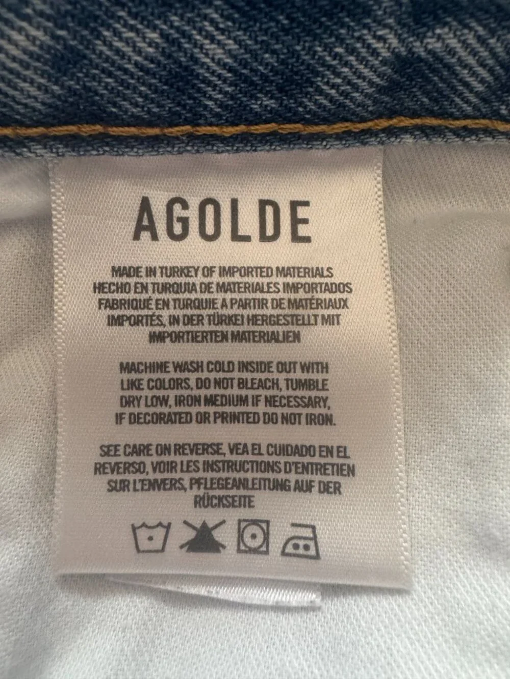 Agolde iconic parker
